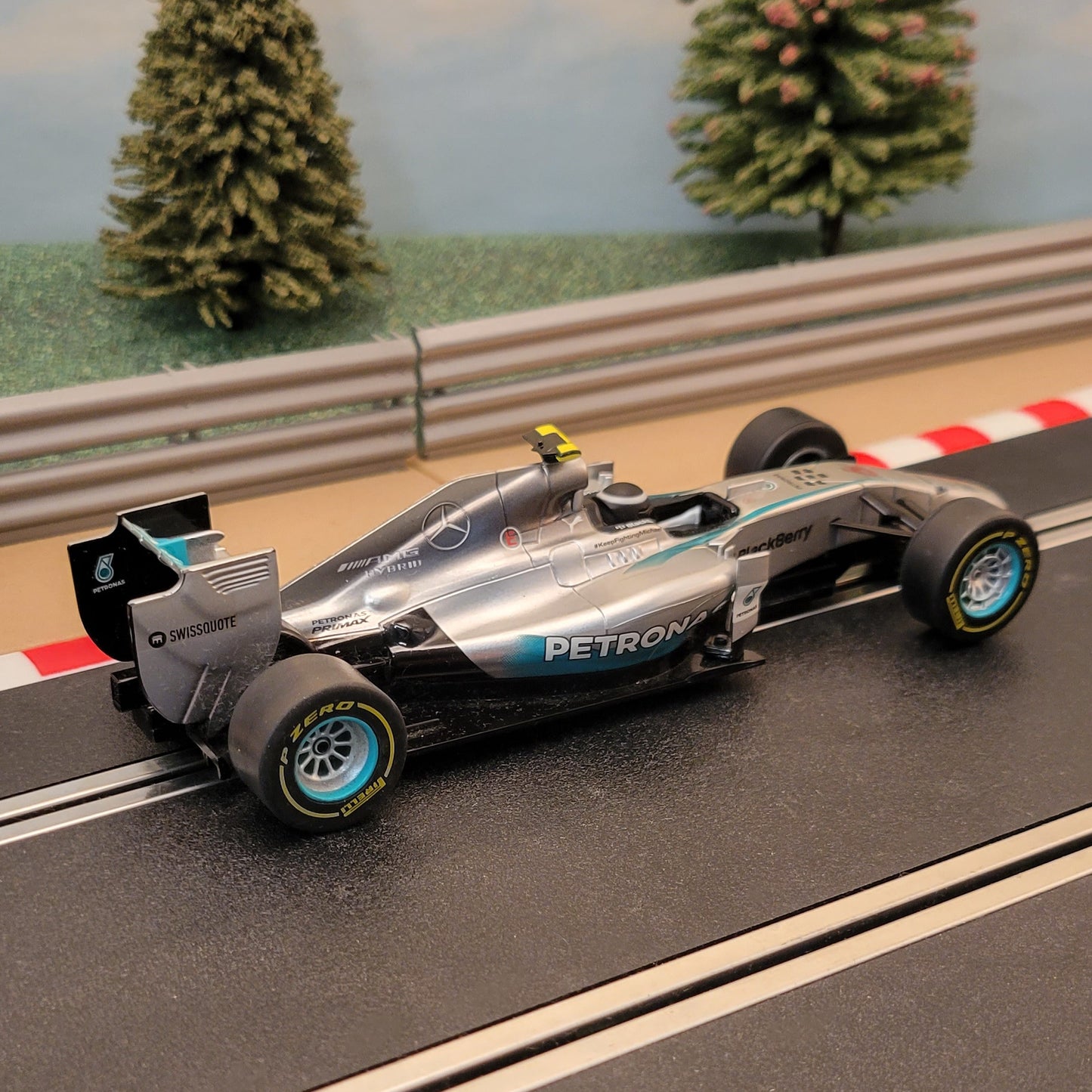 Coche Scalextric 1:32 - F1 Petronas AMG Lewis Hamilton #44 #E