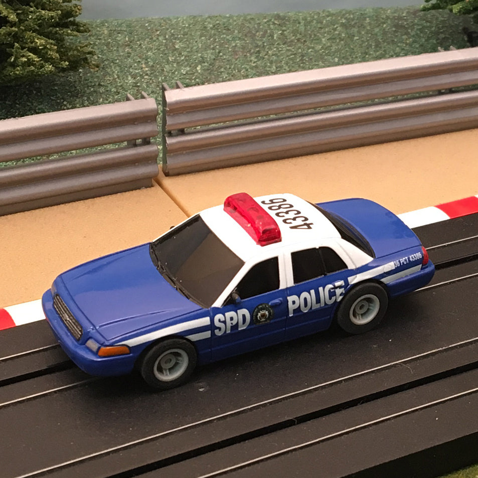 Micro scalextric deals police patrol