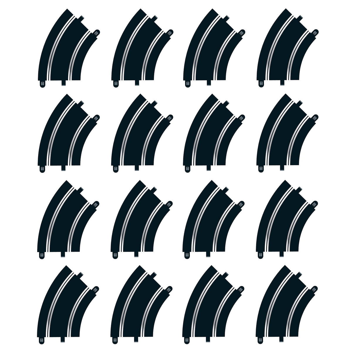 Scalextric C8206 Radius 2 Curve 45º x 16 - Excellent