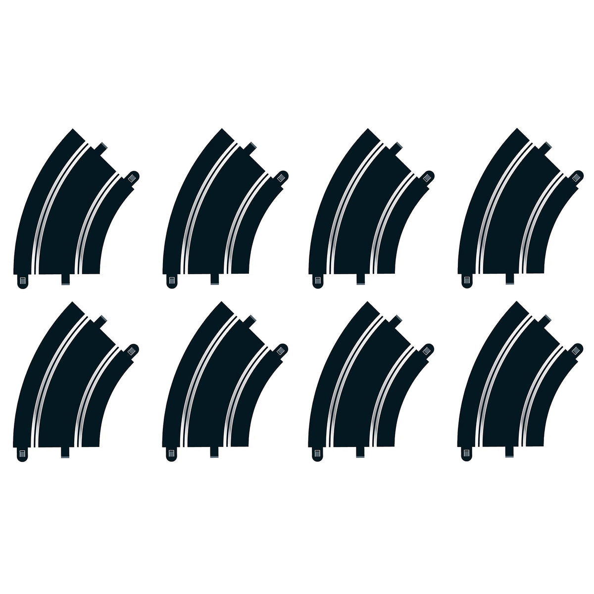 Scalextric C8196 Radius 2 Curves - C8206 x 8 Excellent