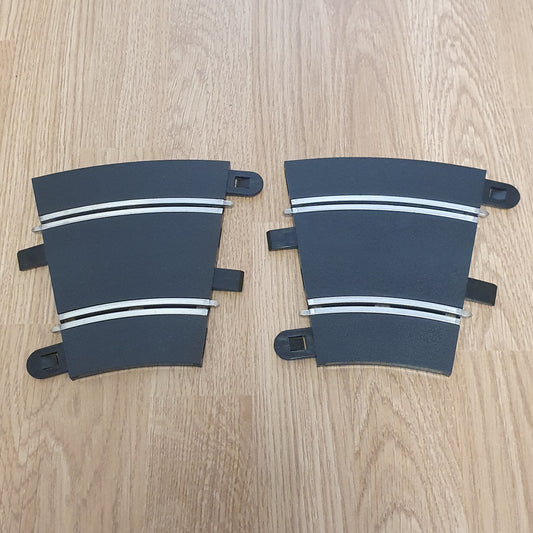 Scalextric 1:32 Sport Track C8234 'U' Rad2 Standard Curves 22.5° x2 #E