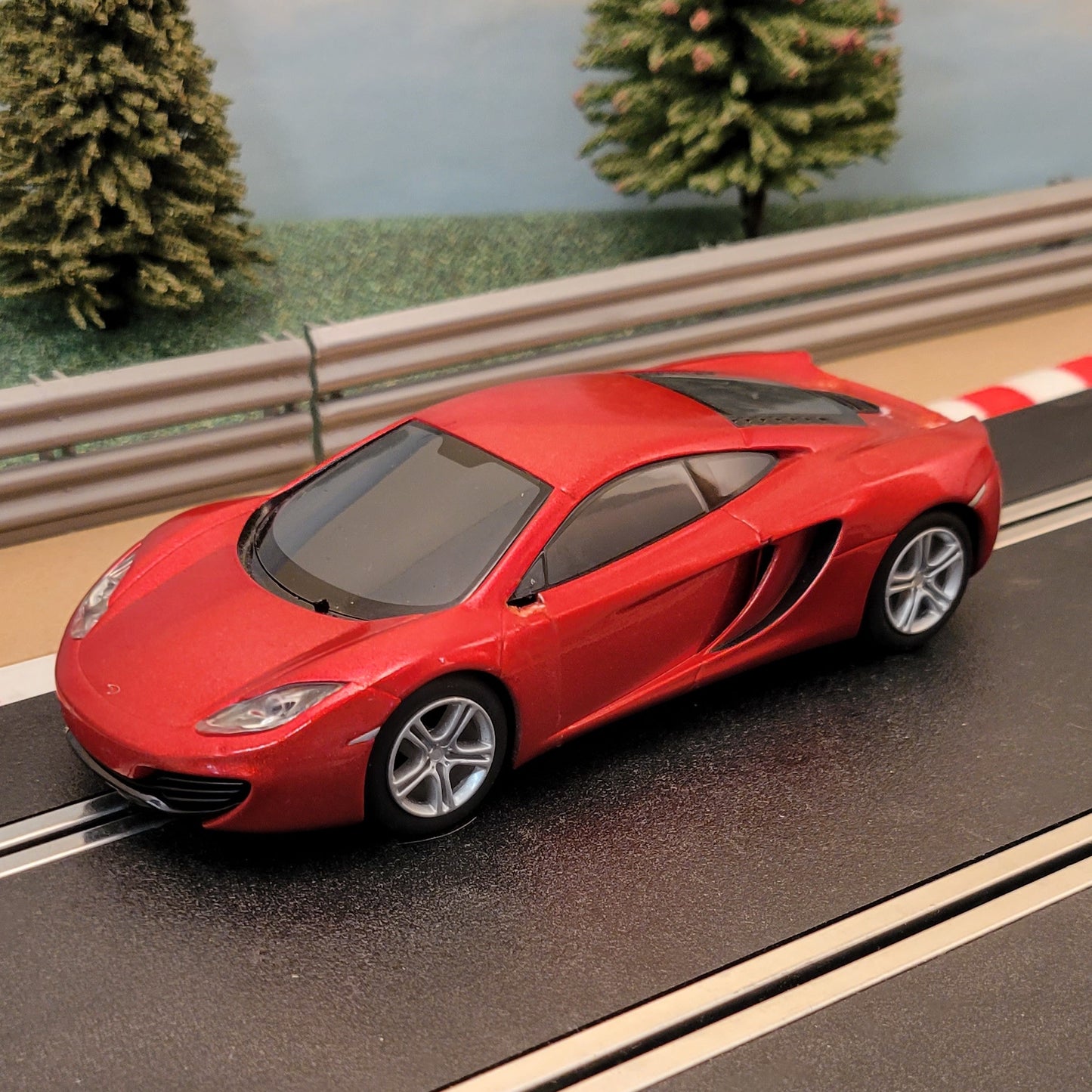 Scalextric 1:32 Car - Metallic Red McLaren MP4-12C #C