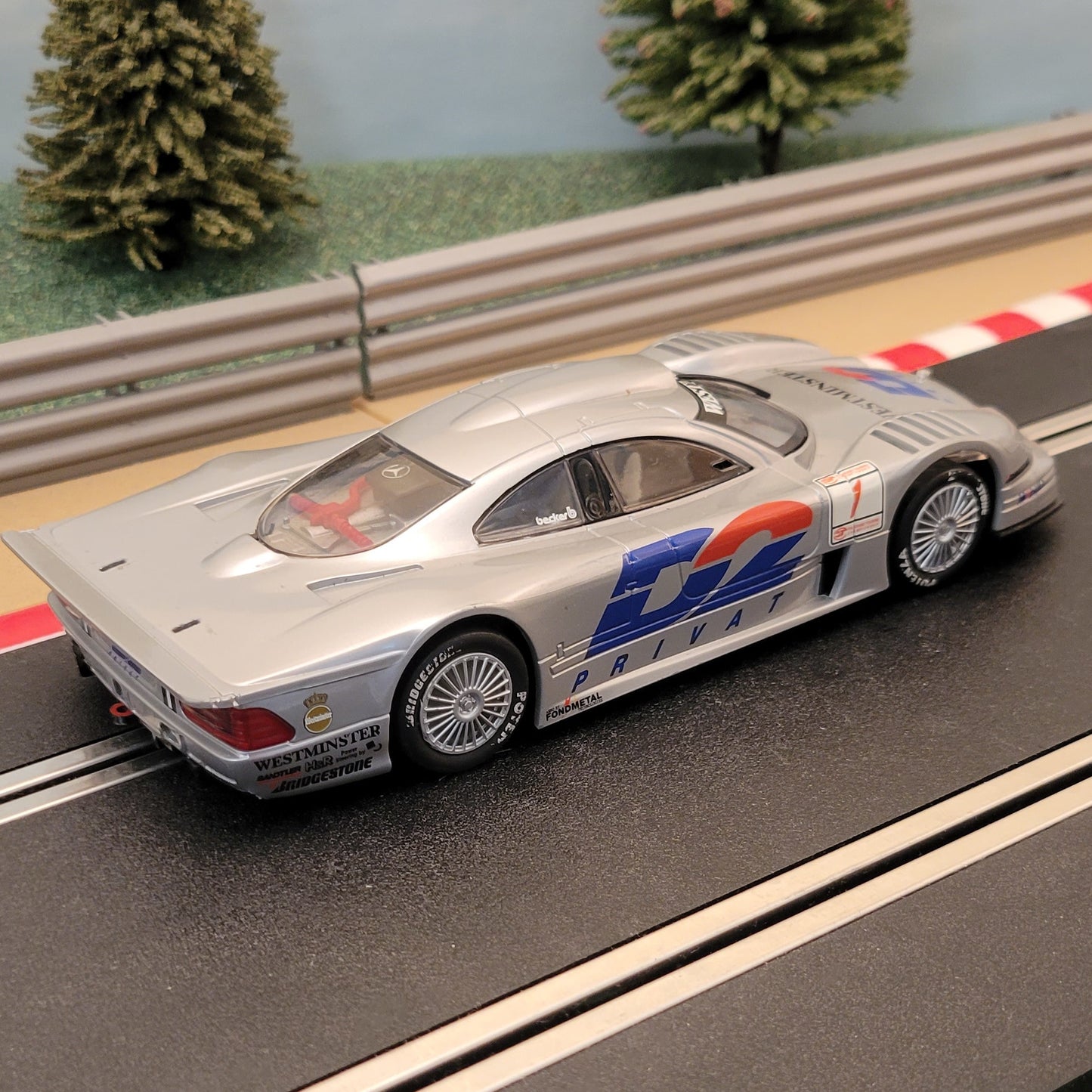 Scalextric 1:32 Car - C2081 Mercedes CLK Le Mans #1 #MS