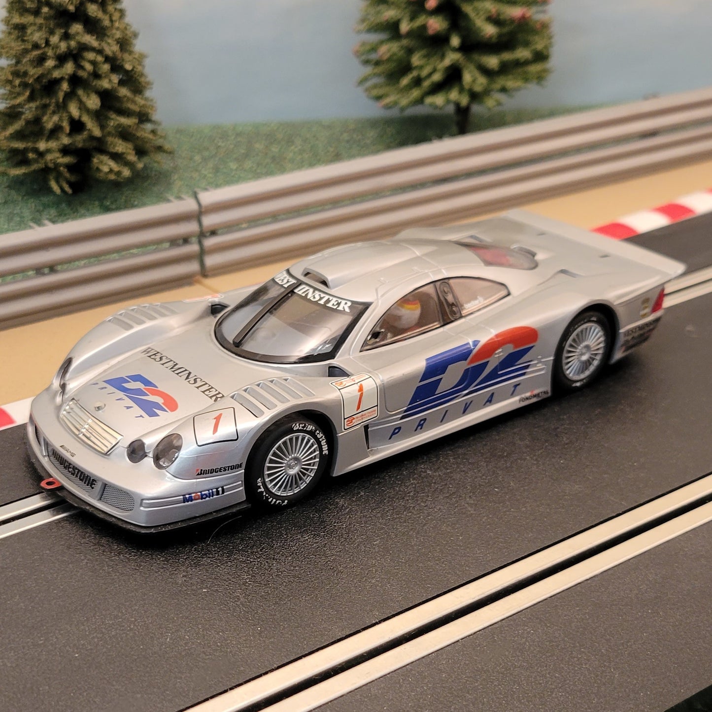 Scalextric 1:32 Car - C2081 Mercedes CLK Le Mans #1 #MS
