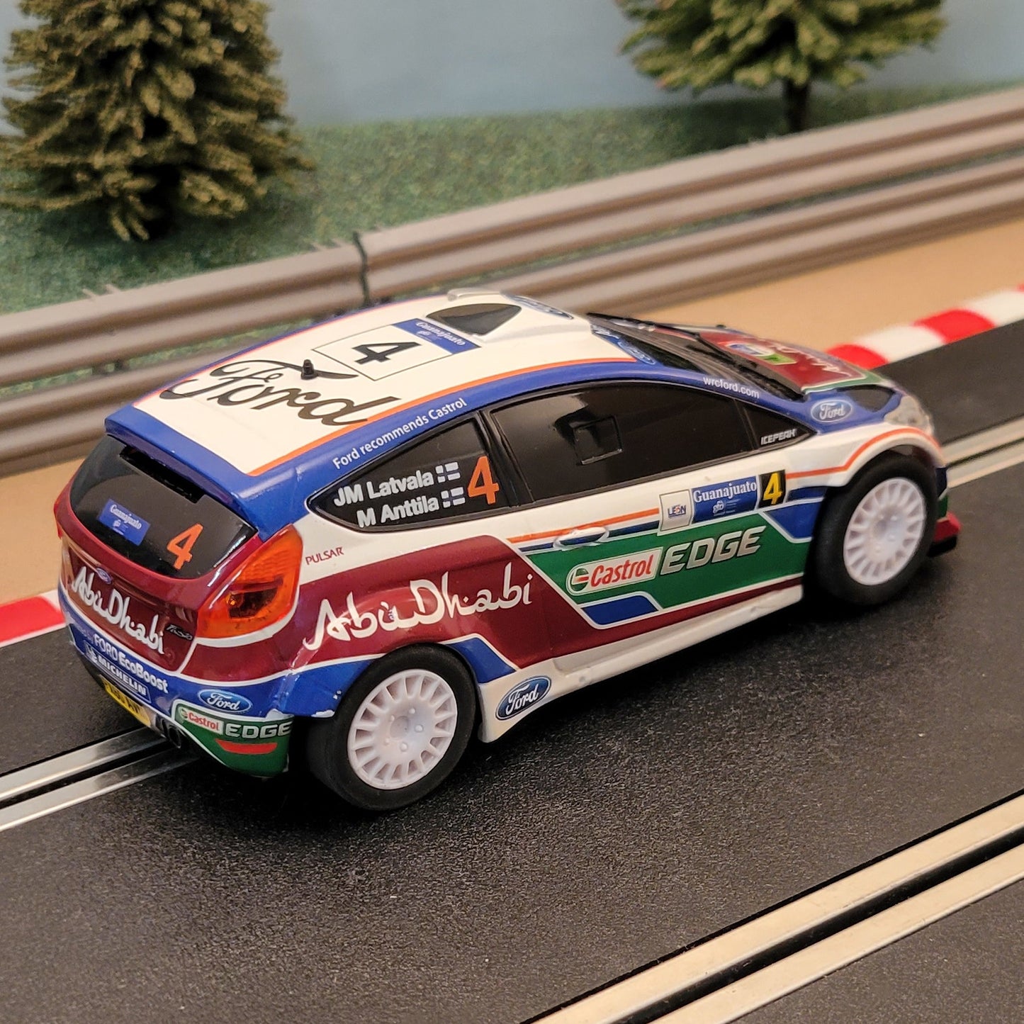 Scalextric 1:32 Car - C3347 WRC Ford Fiesta 'Abu Dhabi' Latvala #4 #GS
