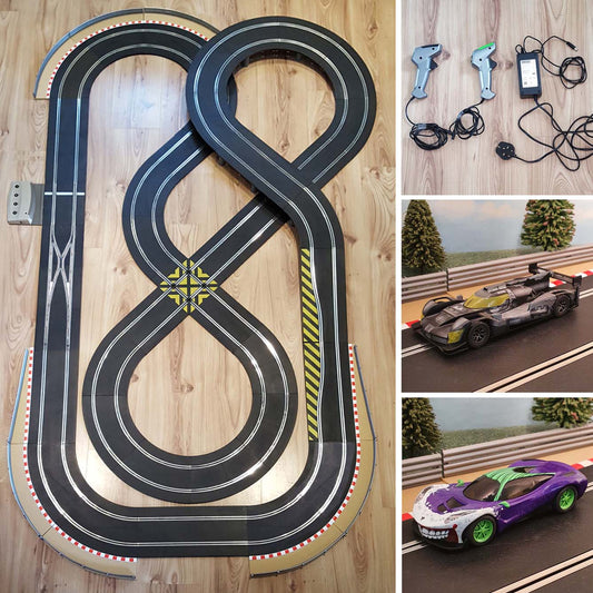 Scalextric Sport 1:32 Figure-Of-Eight Layout Set + Batman & Joker Cars DIGITAL