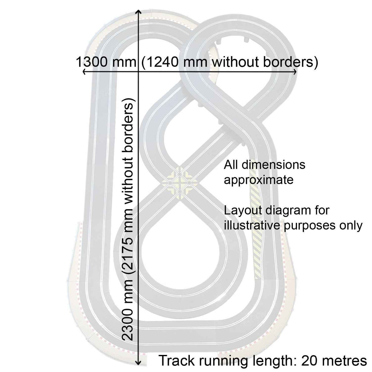 Scalextric Layout AS10 - Track Set With Porsche Cars #RB