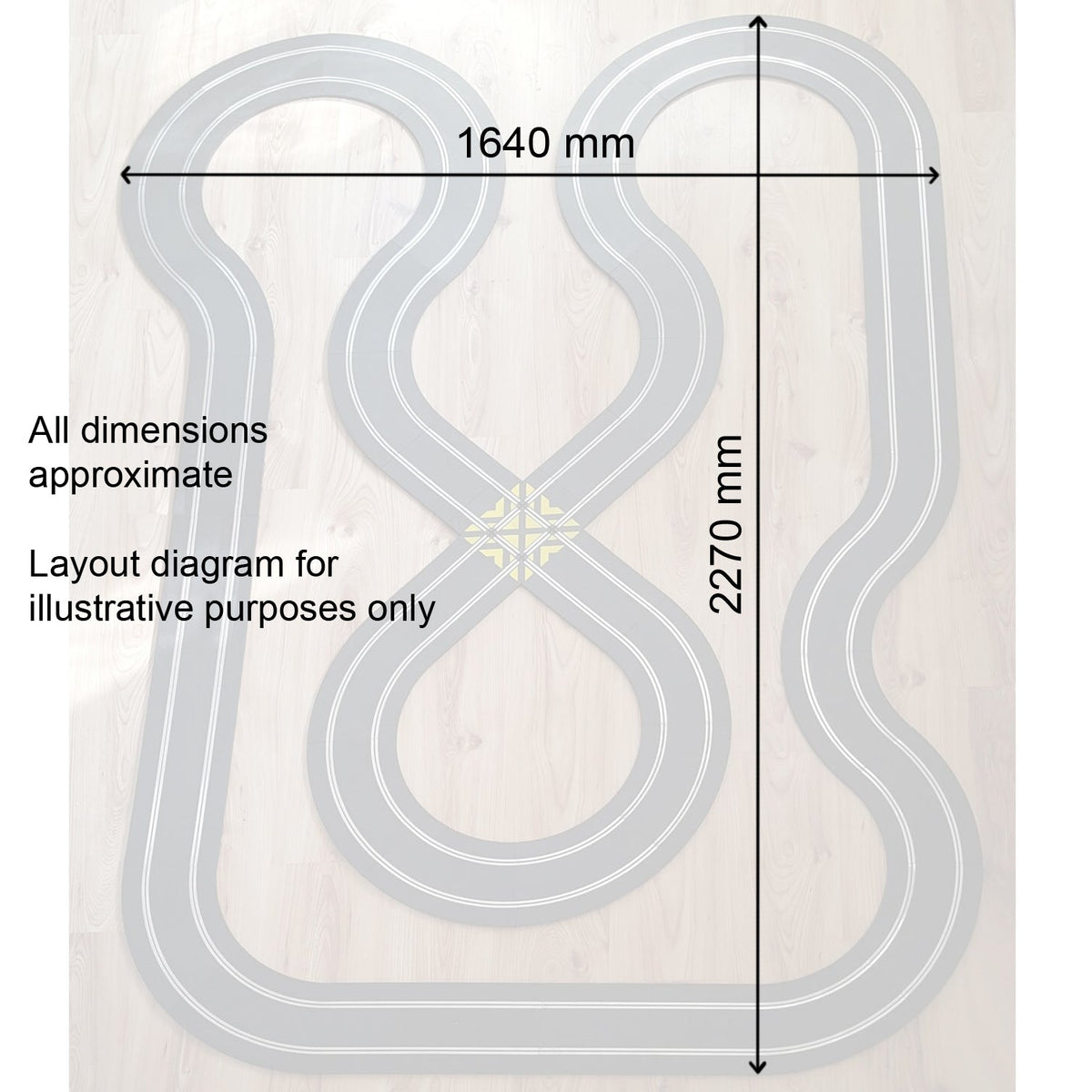 Scalextric Sport 1:32 Track Set - Large Flat Layout & GT Lightning Cars AS20 #A