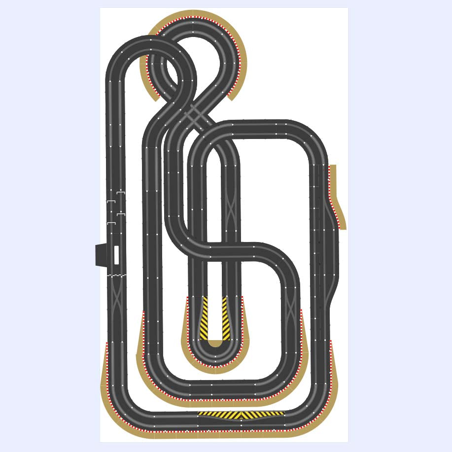 Scalextric Sport Juego de pistas 1:32 - Coches AS5 y BTCC con diseño digital ARC Pro