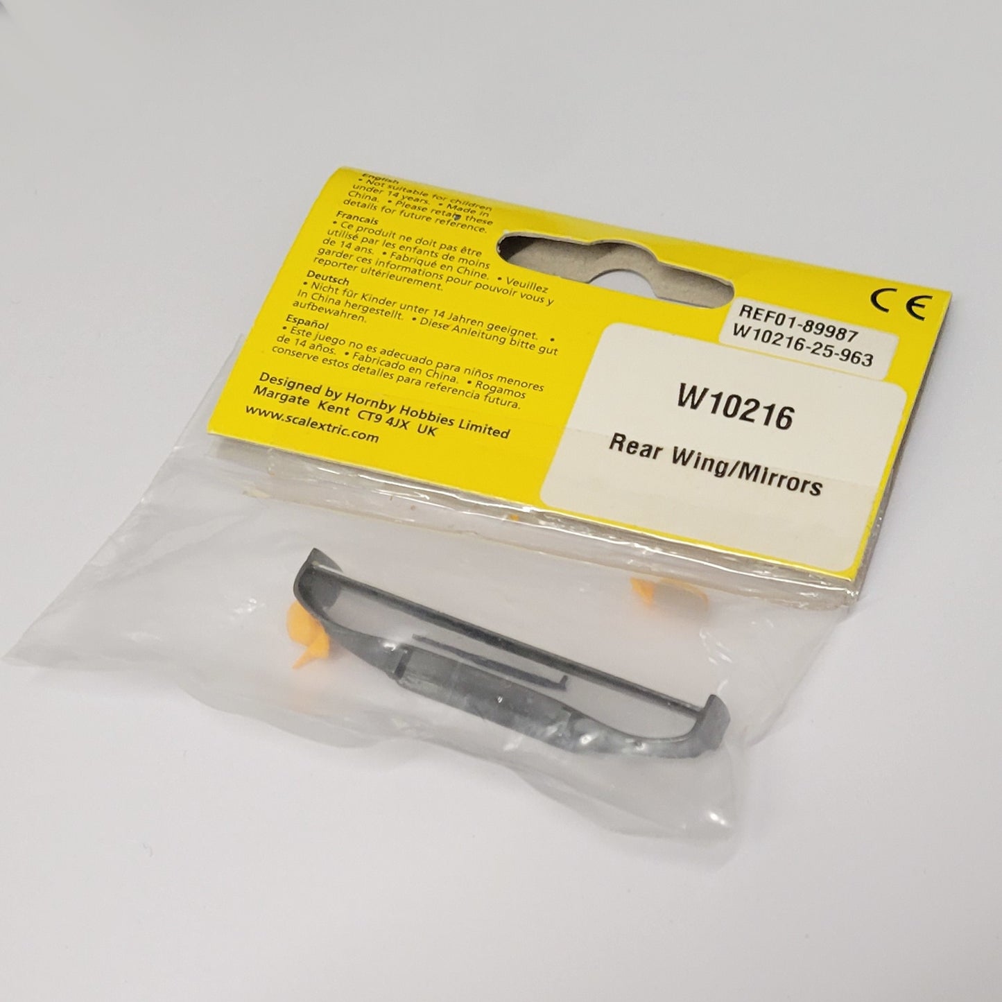 Scalextric 1:32 Car Parts - W10216 Jaguar XKR GT3 Rear Wing / Wiper / Mirrors