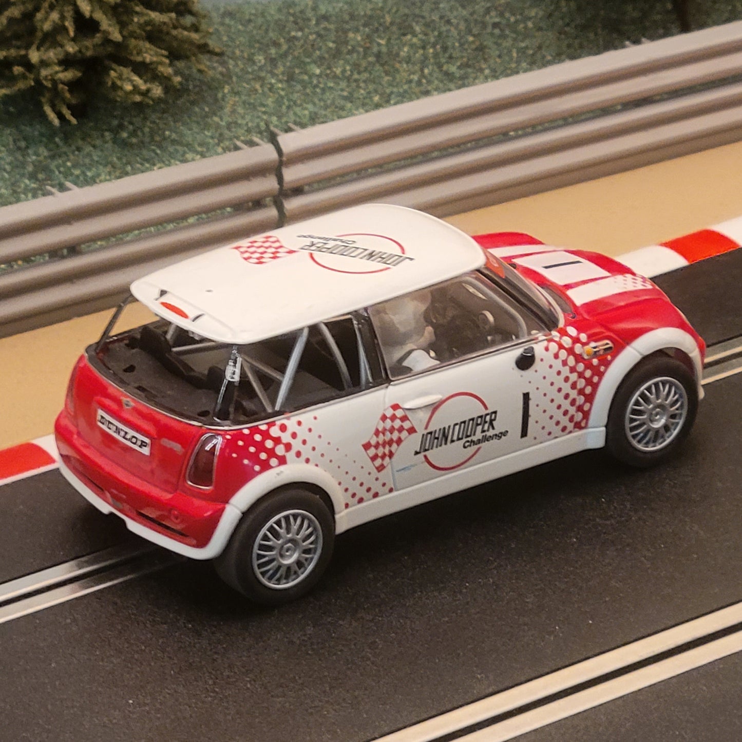 Scalextric 1:32 Car - BMW Mini "John Cooper Challenge" #1 #J