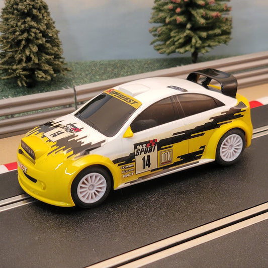 Scalextric 1:32 Start Car - C3531 Yellow Rally Thunder WRC #14