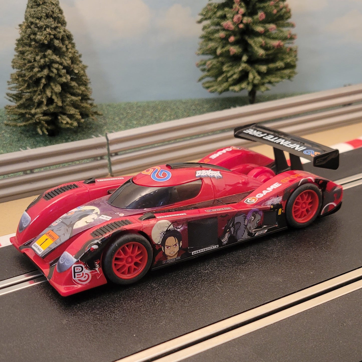 Scalextric 1:32 Start Car - Le Mans Prototype Anime Team Sunset Werewolf #J