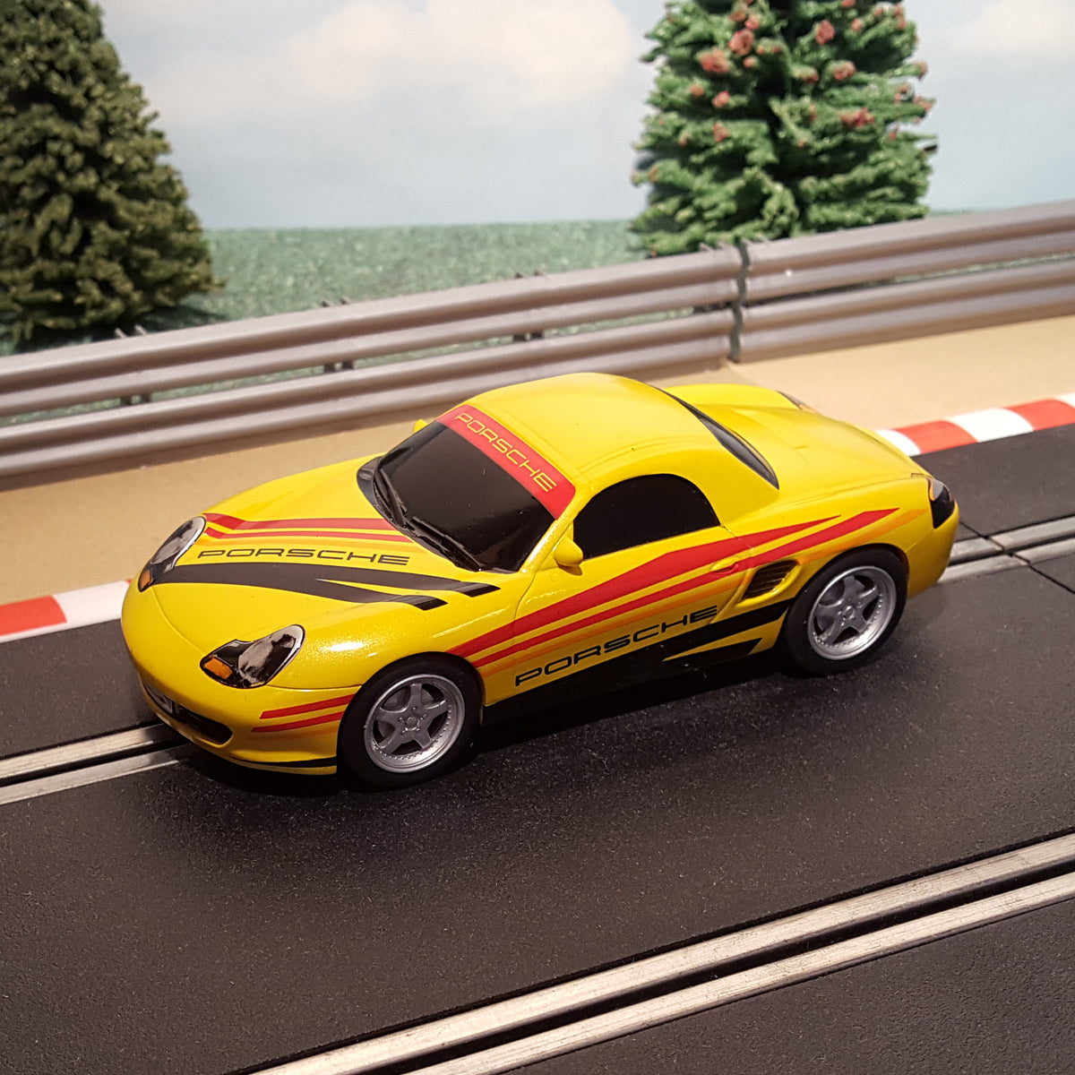 Scalextric Sport 1:32 Track Set Layout With Porsche Boxster Cars DIGITAL AS17
