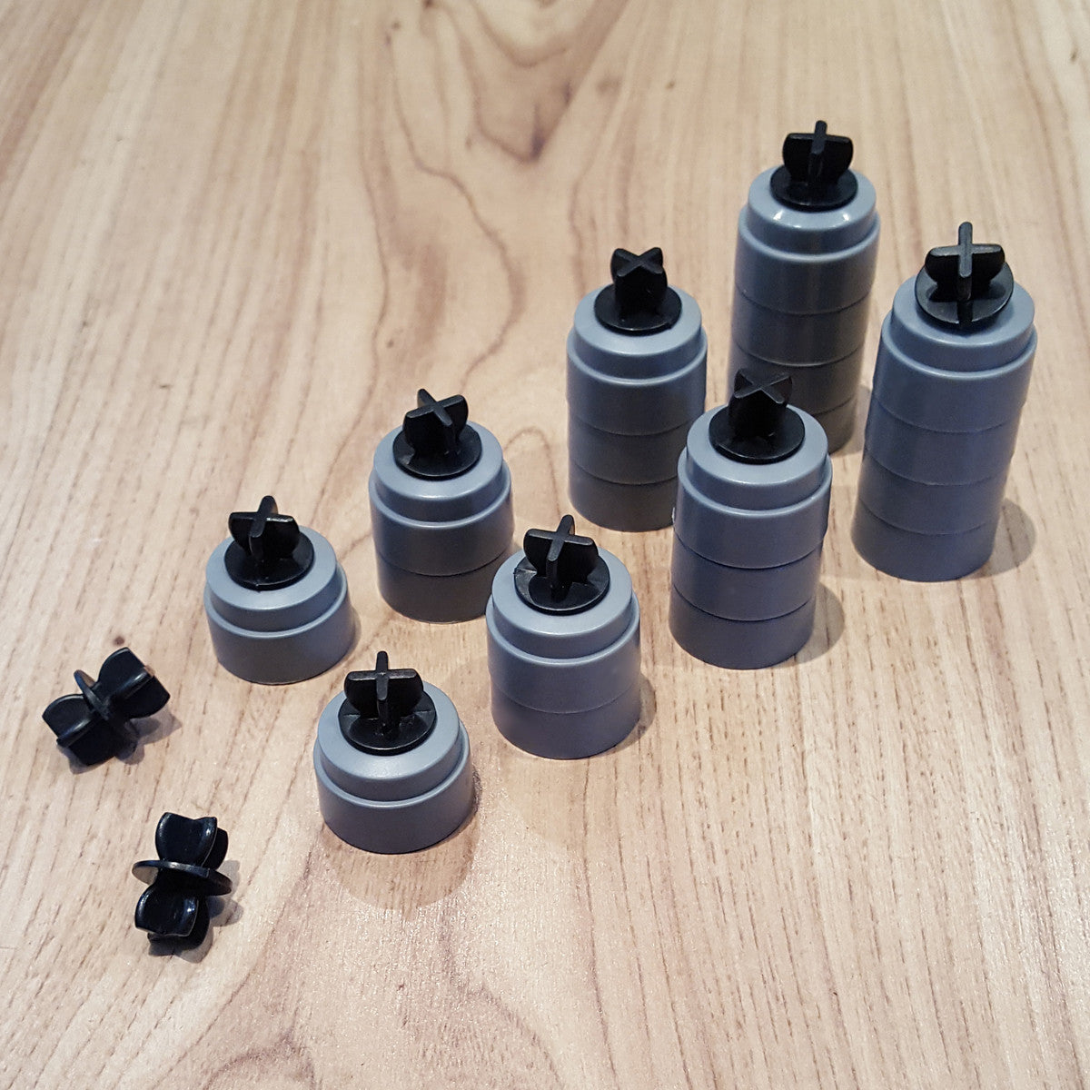 Scalextric Sport 1:32 Elevated Track Bridge Supports 20 Columns 10 Clips C8226