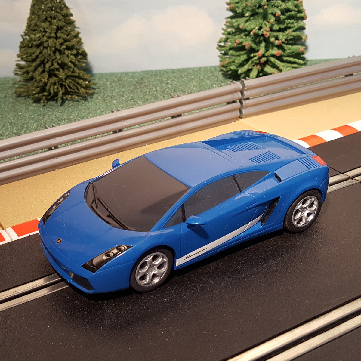 Scalextric 1:32 Drift Car - C3075 Blue Lamborghini Gallardo #D