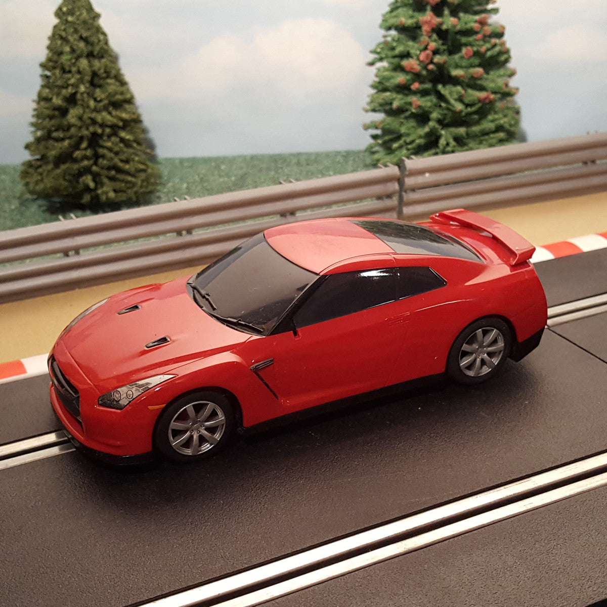 Scalextric 1:32 Drift Car - Red Nissan GT - R #M