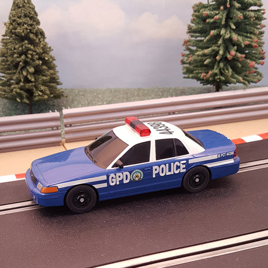 Scalextric 1:32 Car - Batman Gotham Police Car *FLASHING LIGHTS* - Action Slot Racing