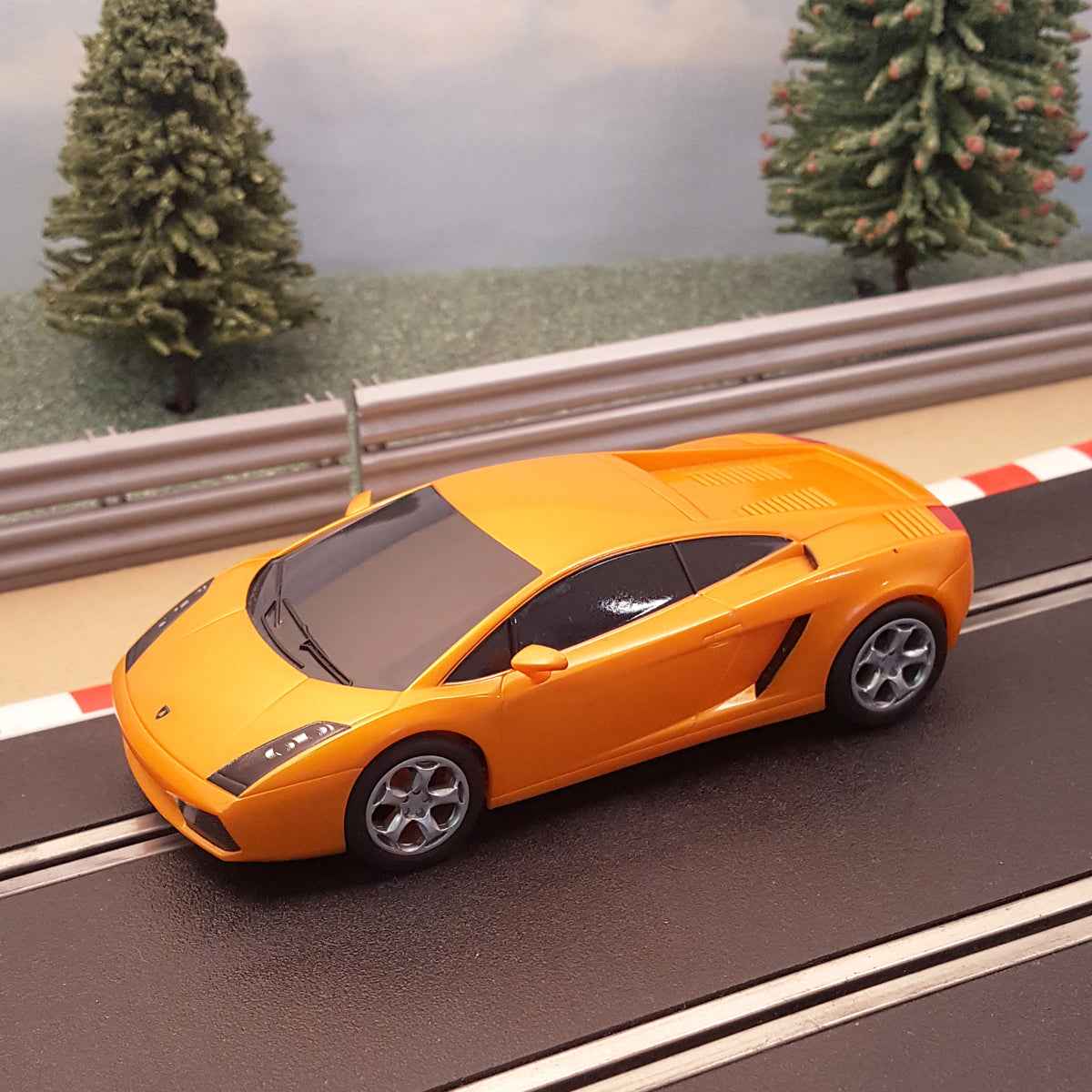 Scalextric Lamborghini Gallardo Orange Drift Car