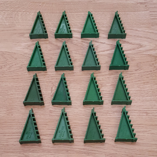 Vintage Tri-ang SCALEXTRIC Classic A244 Green Track Props/ Bridge Supports x 16