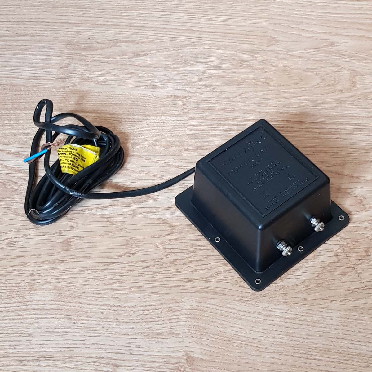 Scalextric Power Mains Adaptor Transformer (Black Square Type) C922 (No Plug)