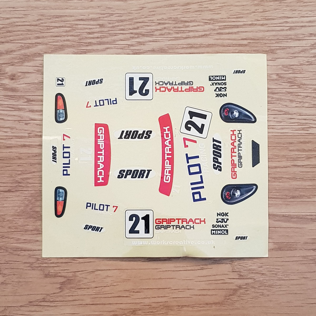 Scalextric 1:32 Start / Sport Car Stickers Decals Transfers #21
