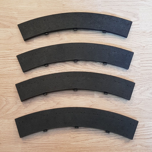 Scalextric Classic 1:32 Black Borders - T41 Curves x 4