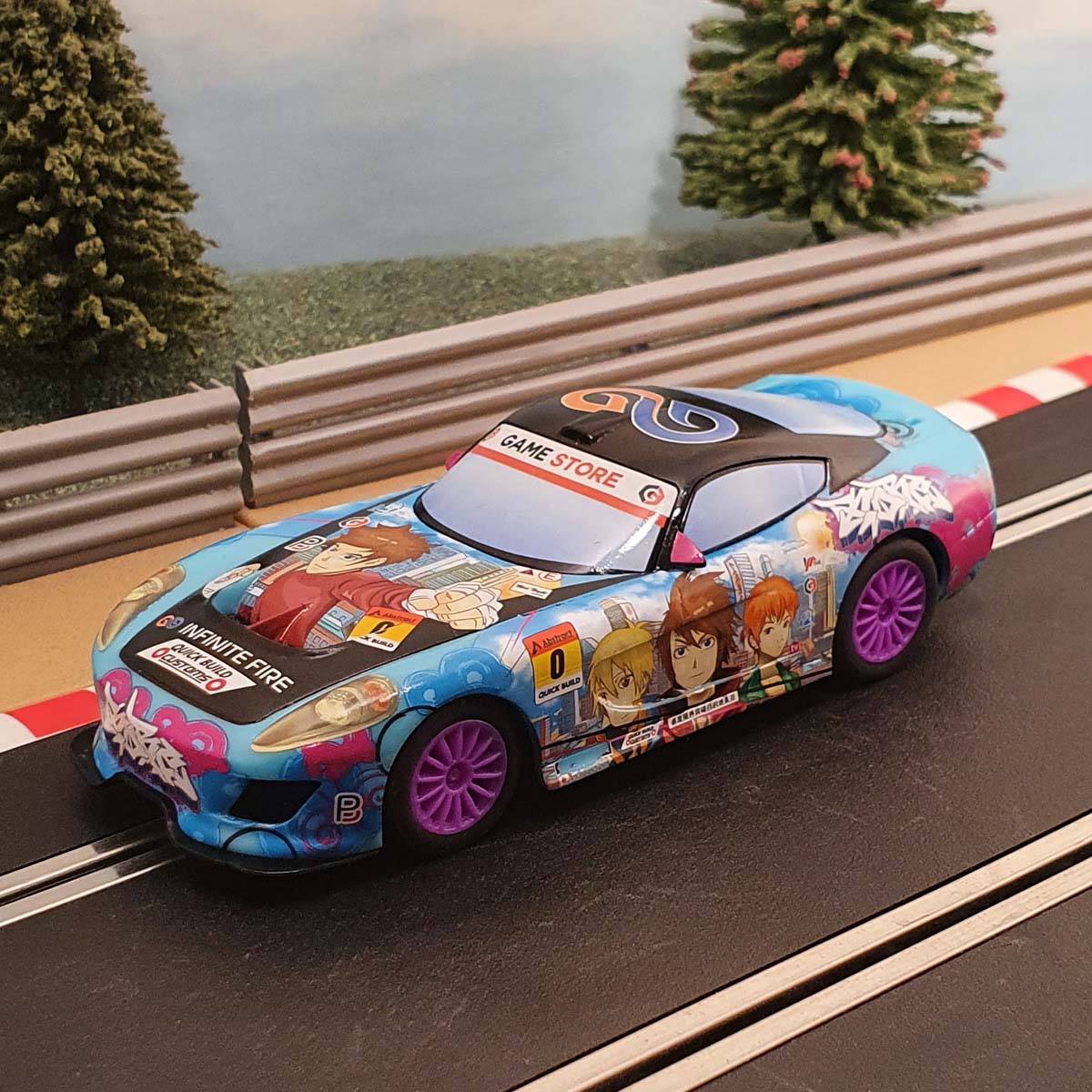 Scalextric 1:32 Start Car -C3838 GT Lightning - Anime Team GT Sunrise #S