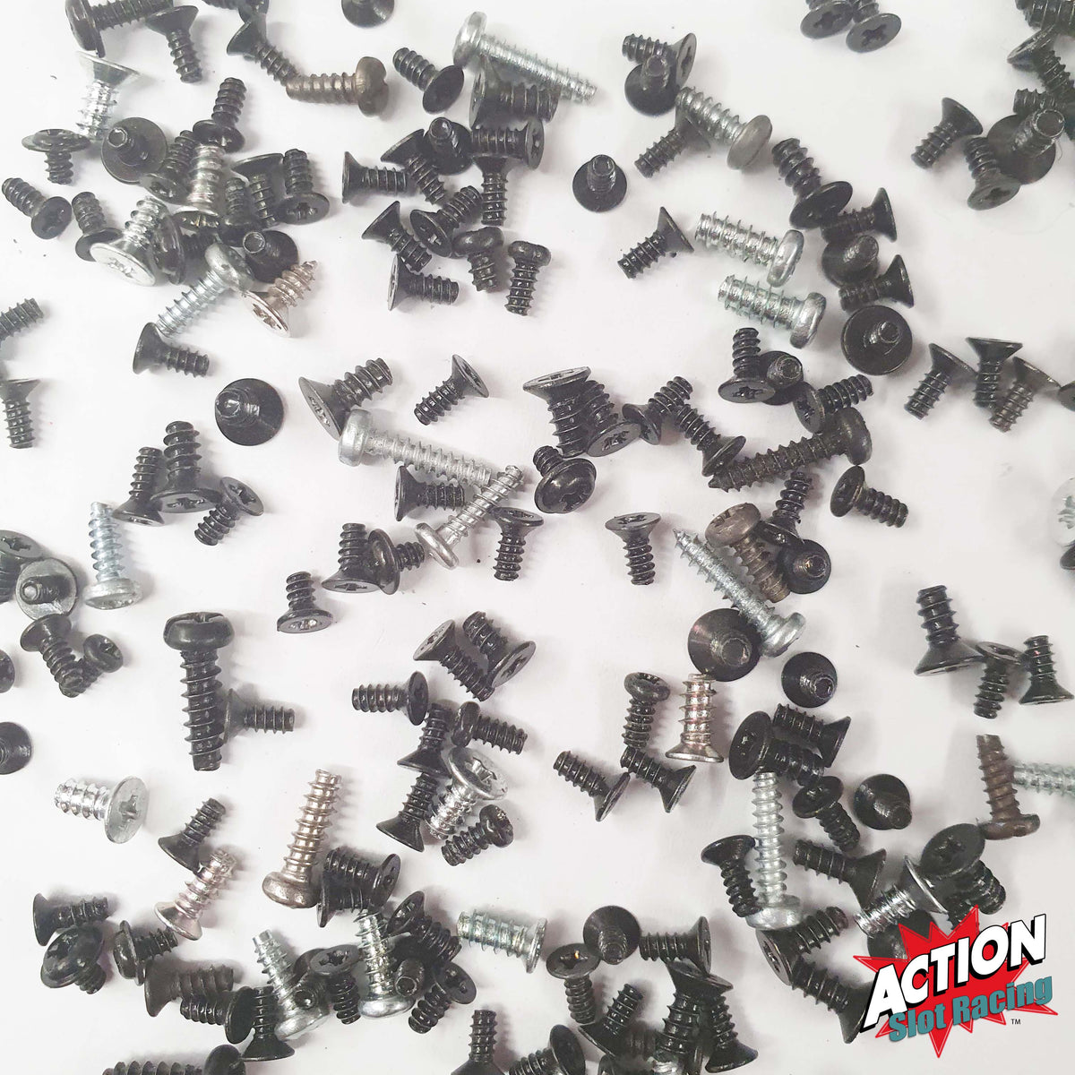 Scalextric Pack - Car Chassis Body Screws x 20 - Random Selection