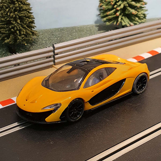 Scalextric 1:32 Car - C3644 Yellow McLaren P1 *LIGHTS* #Q