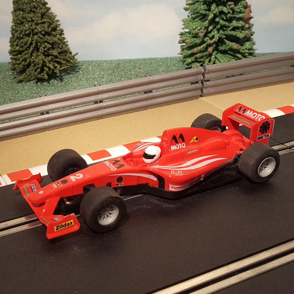 Scalextric 1:32 Car - C3141 F1 Formula One Red Moto #2