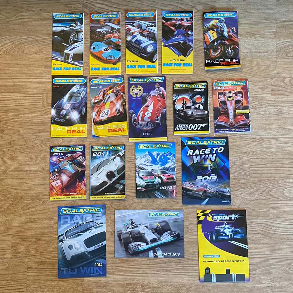 Scalextric Catalogues - Issue 5th to 8th / 10th to 12th / 2007 to 2015
