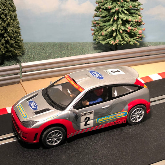 Scalextric 1:32 Car - Red & Silver Ford Focus Rally WRC #2