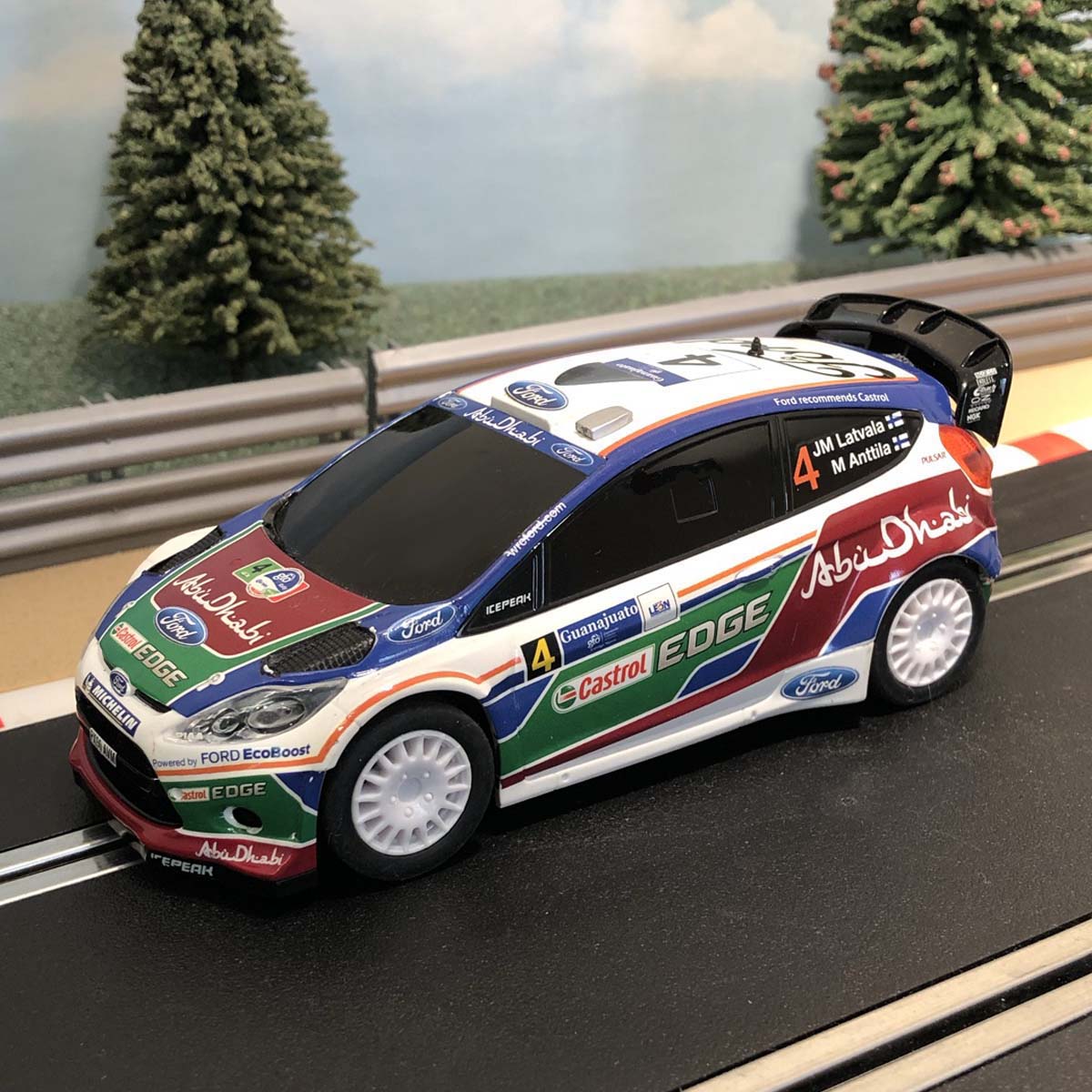 Scalextric 1:32 Car - C3347 WRC Ford Fiesta 'Abu Dhabi' Latvala #4 #W
