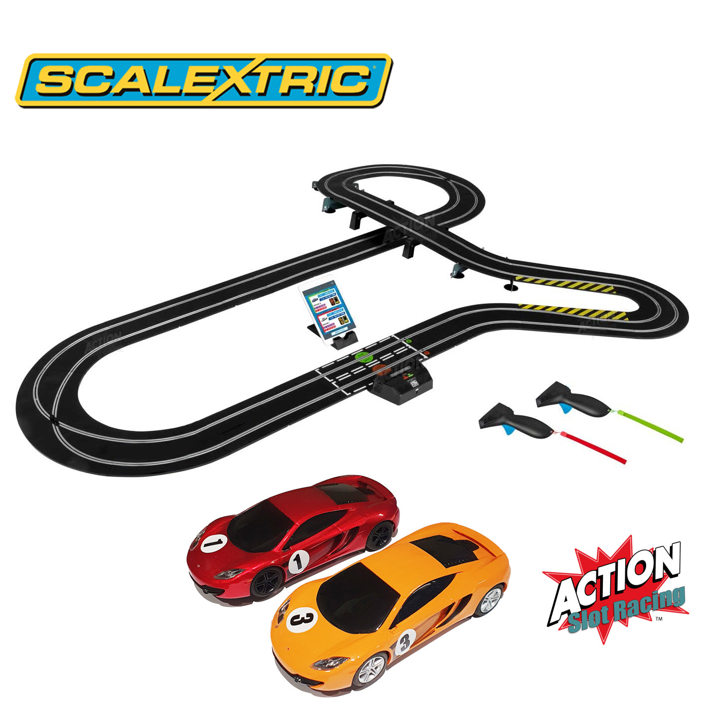 Scalextric Sport 1:32 ARC Air Set Layout With McLaren Cars #AS4