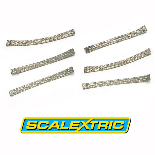 SCALEXTRIC 1:32 Spares - C8075 Standard Pick-up Braids / Brushes x 6