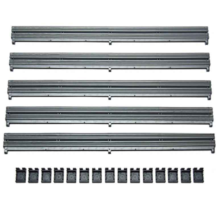 Scalextric Sport C8212 Grey Barriers x 5 & Clips x 15