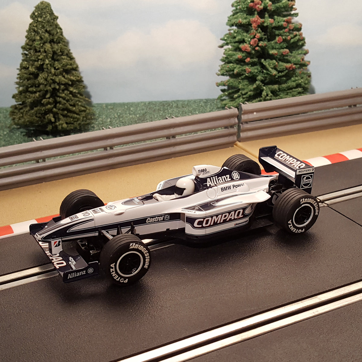 Scalextric 1 32 Car Formula One Williams F1 BMW FW20 Compaq 10 Action Slot Racing