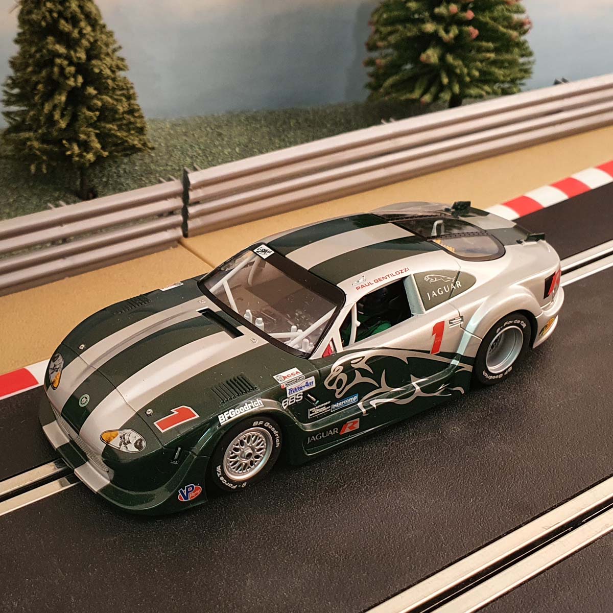 Scalextric 1:32 Car - C2711 Jaguar XKRS - Paul Gentilozzi #1 #MS