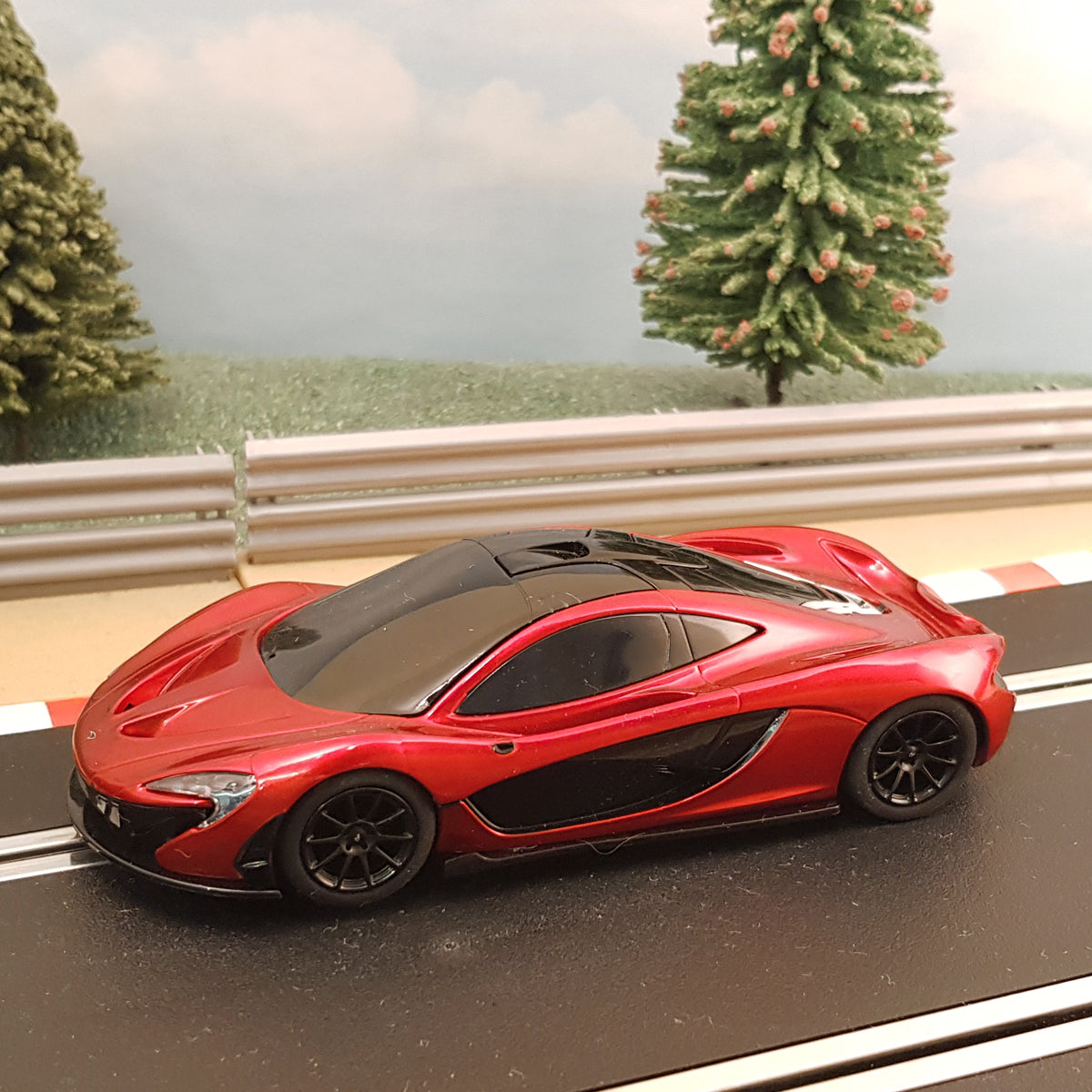 Scalextric Metallic Red McLaren P1 #MW