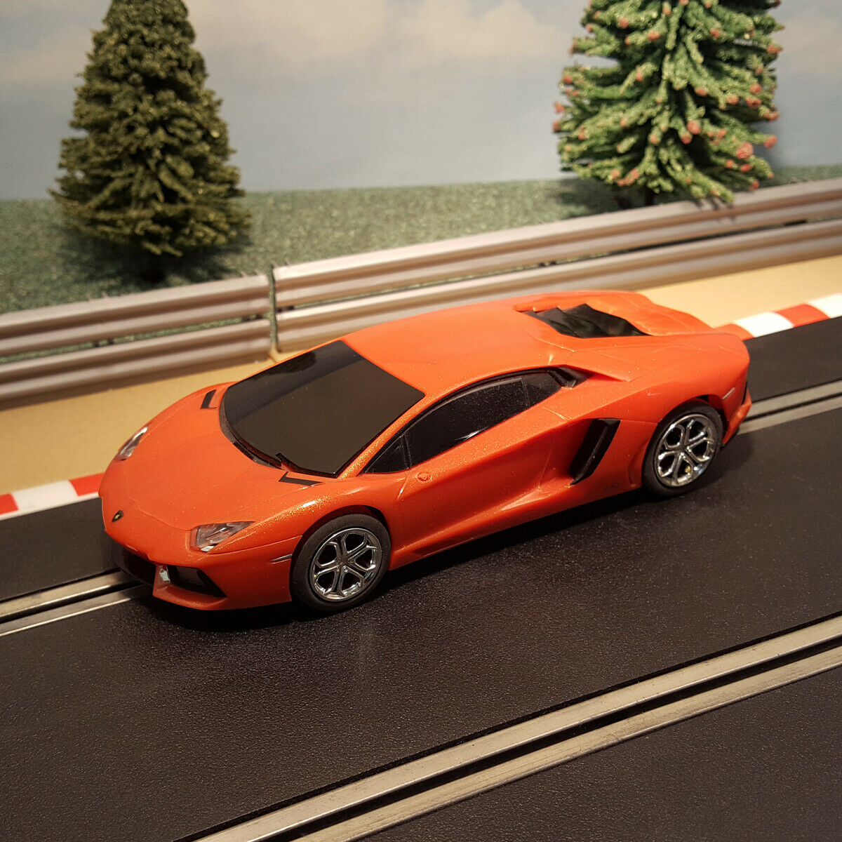 Scalextric C3460 Orange Lamborghini Aventador #MW