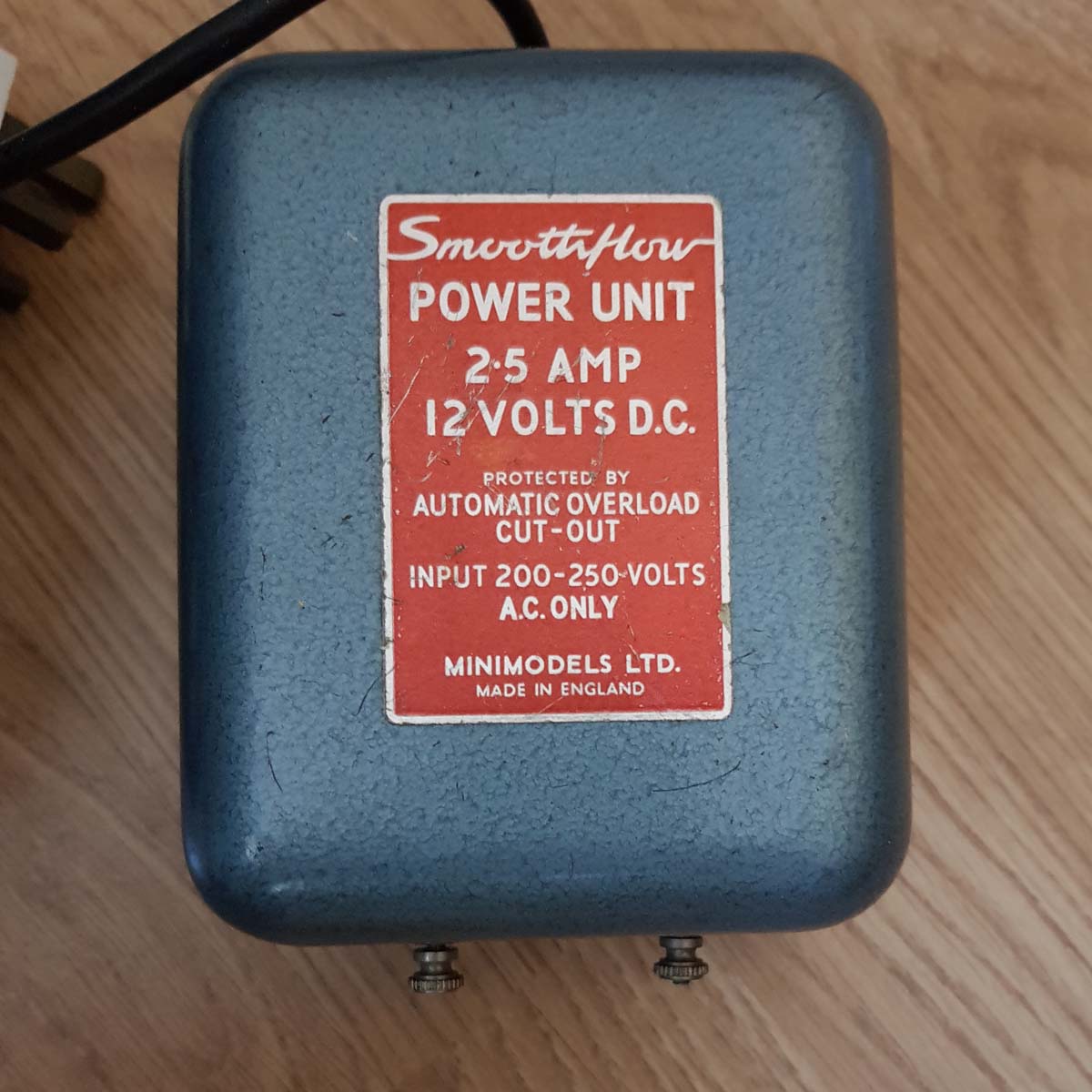 MINIMODELS Smoothflow Scalextric & Train Power Supply Transformer 12v