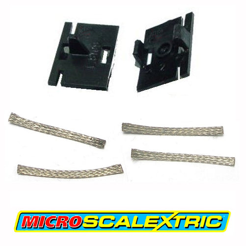 Micro Scalextric 1:64 - Guide Blade Plates & Pick-up Braids Brushes L8109 W1573