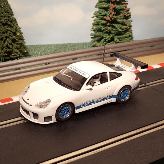 Scalextric 1:32 Car - C2857 Porsche 911 GT3R Top Gear The Stig *LIGHTS* #E