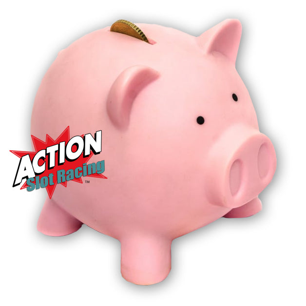 Forget Black Friday - Pink piggy bank for saving money