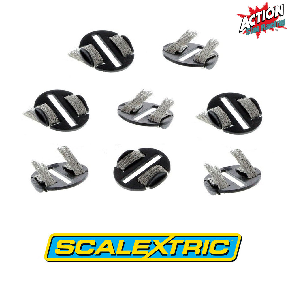 Scalextric Sport C8329 Quick-Fit Pickup Plates With Braids x 8