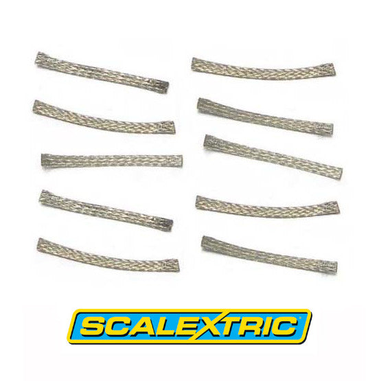 SCALEXTRIC 1:32 Spares - C8075 Standard Pick-up Braids / Brushes x 10