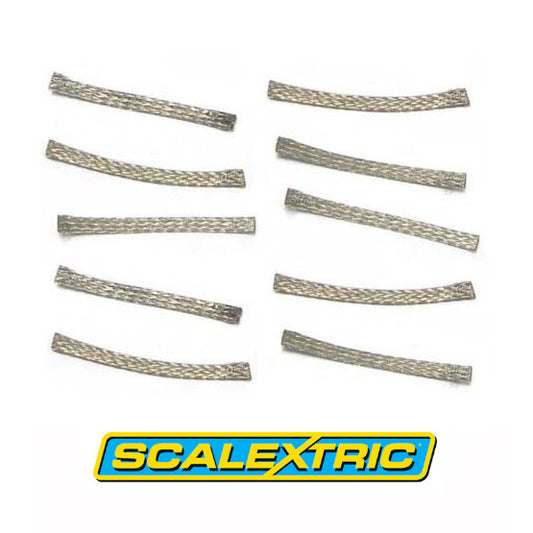SCALEXTRIC 1:32 Spares - C8075 Standard Pick-up Braids / Brushes x 10