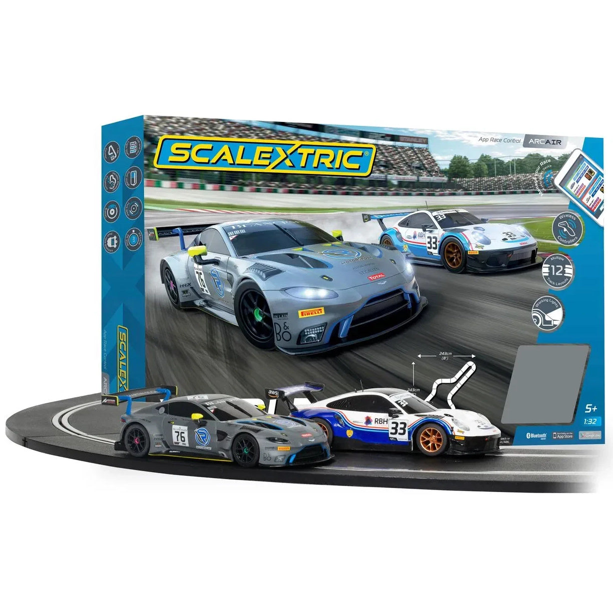 Scalextric ARC Air Track Set - C1434 Scalextric World GT NEW (Damaged Box)