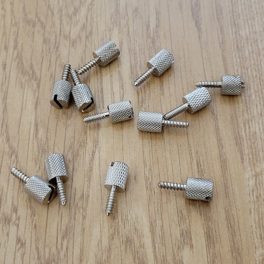 Scalextric Base Screws To Hold Cars In Position In Crystal Cases - 12 Long